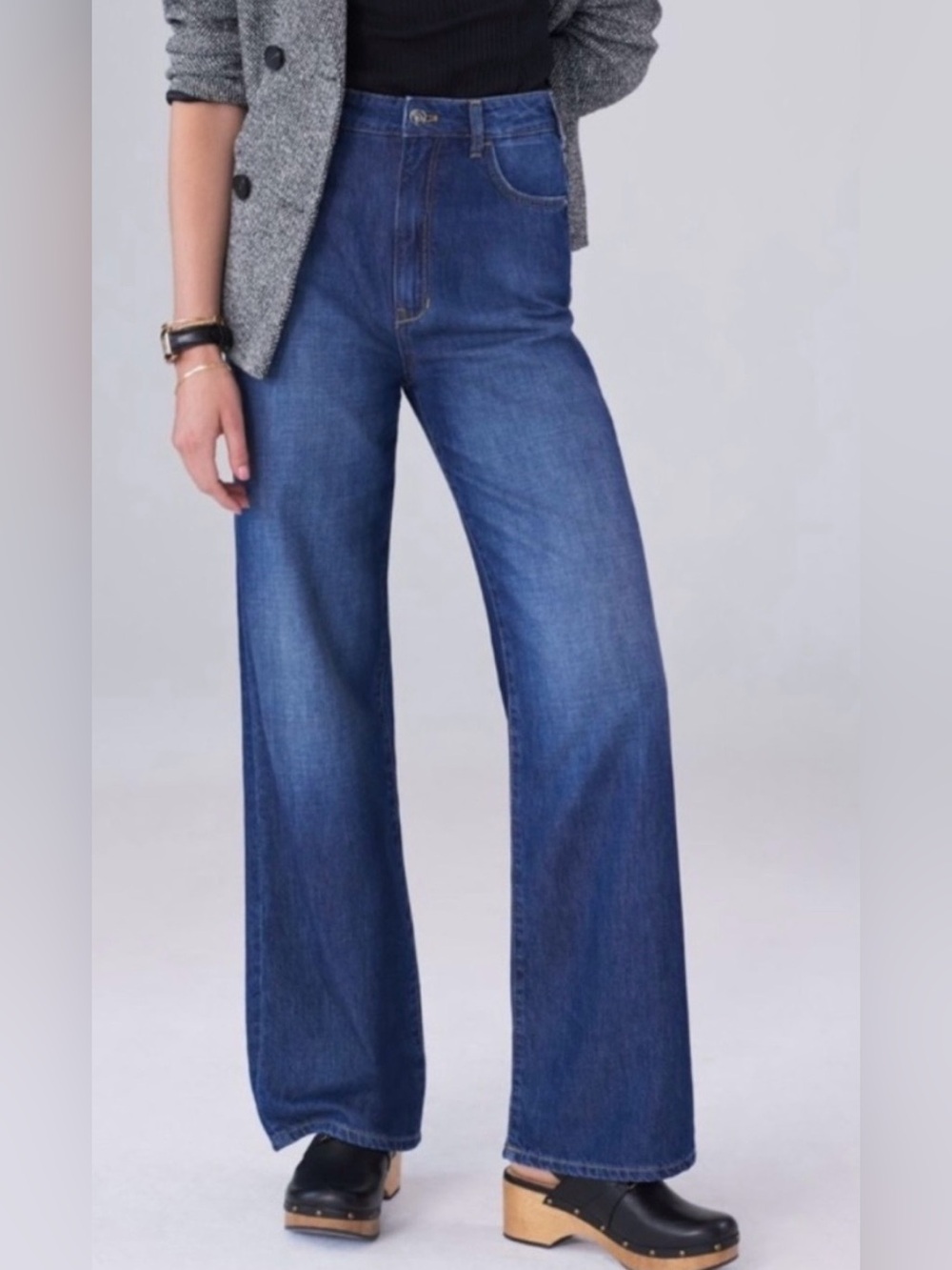Anthropologie Pilcro The Annie High Waist Wide Leg Jeans Size 32